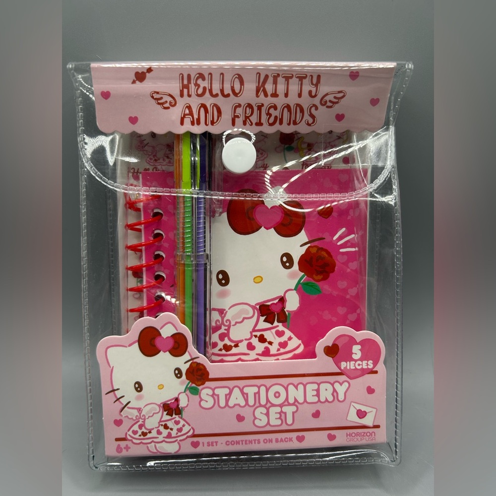 Target Bullseye Playground Hello Kitty Stationery Set Sanrio NEW
